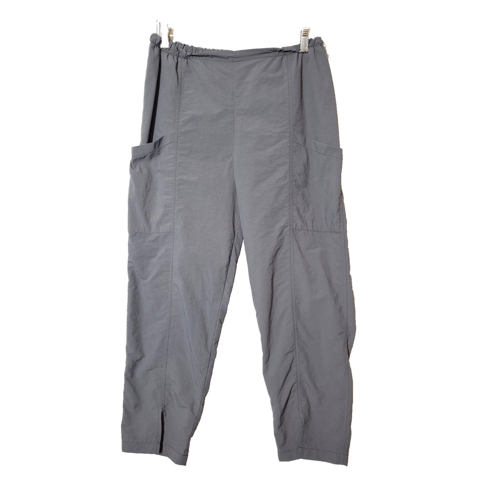 Hanna For LA Journee Womens 1 Pants Barrel Leg Lagenlook Art‎ To Wear Nylon Gray